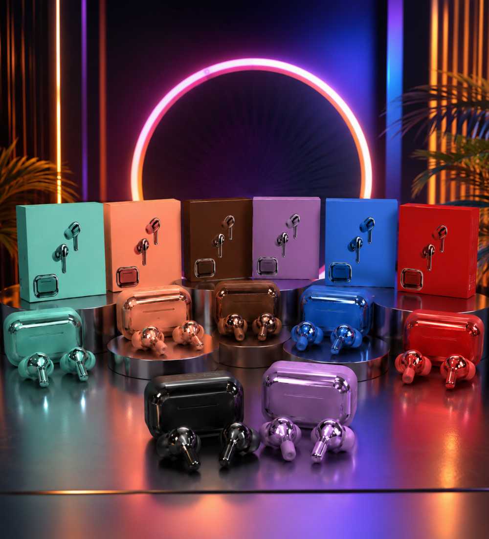Premium Wireless Bluetooth Earbuds – Crystal Clear Sound, ENC Noise Reduction & Fast Charging | Multi Color